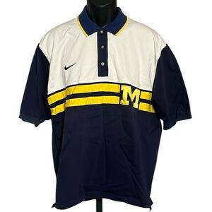 Nike x UofM VINTAGE Polo Shirt University of Michigan